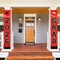 2026 Graduation Decorations, Graduation Banner Class of 2026, Hanging Congratulations/Congrats Grad Banner for Door and Porch, Party Decor - Red